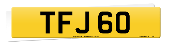 Registration number TFJ 60